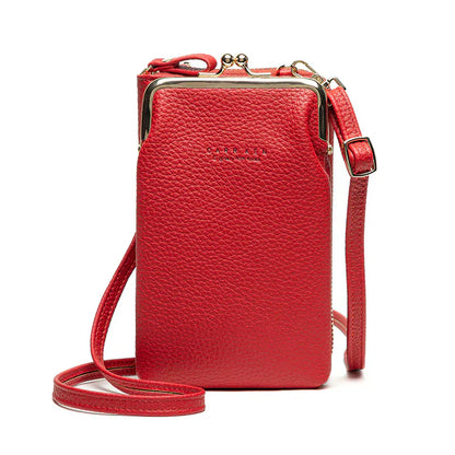 Elegant Crossbody Shoulder Bag Women Crystal Zip Handbag