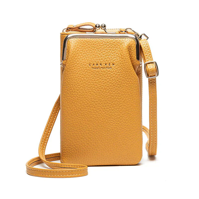 Elegant Crossbody Shoulder Bag Women Crystal Zip Handbag