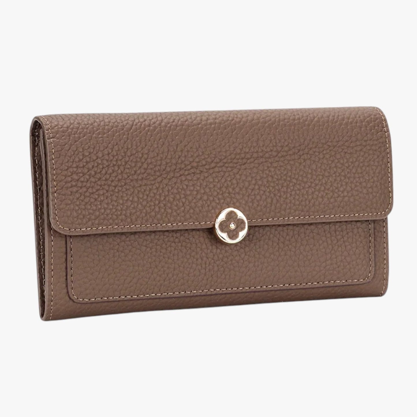 Elegant Leather Shoulder Handbag Womens Organizer Tote Bag