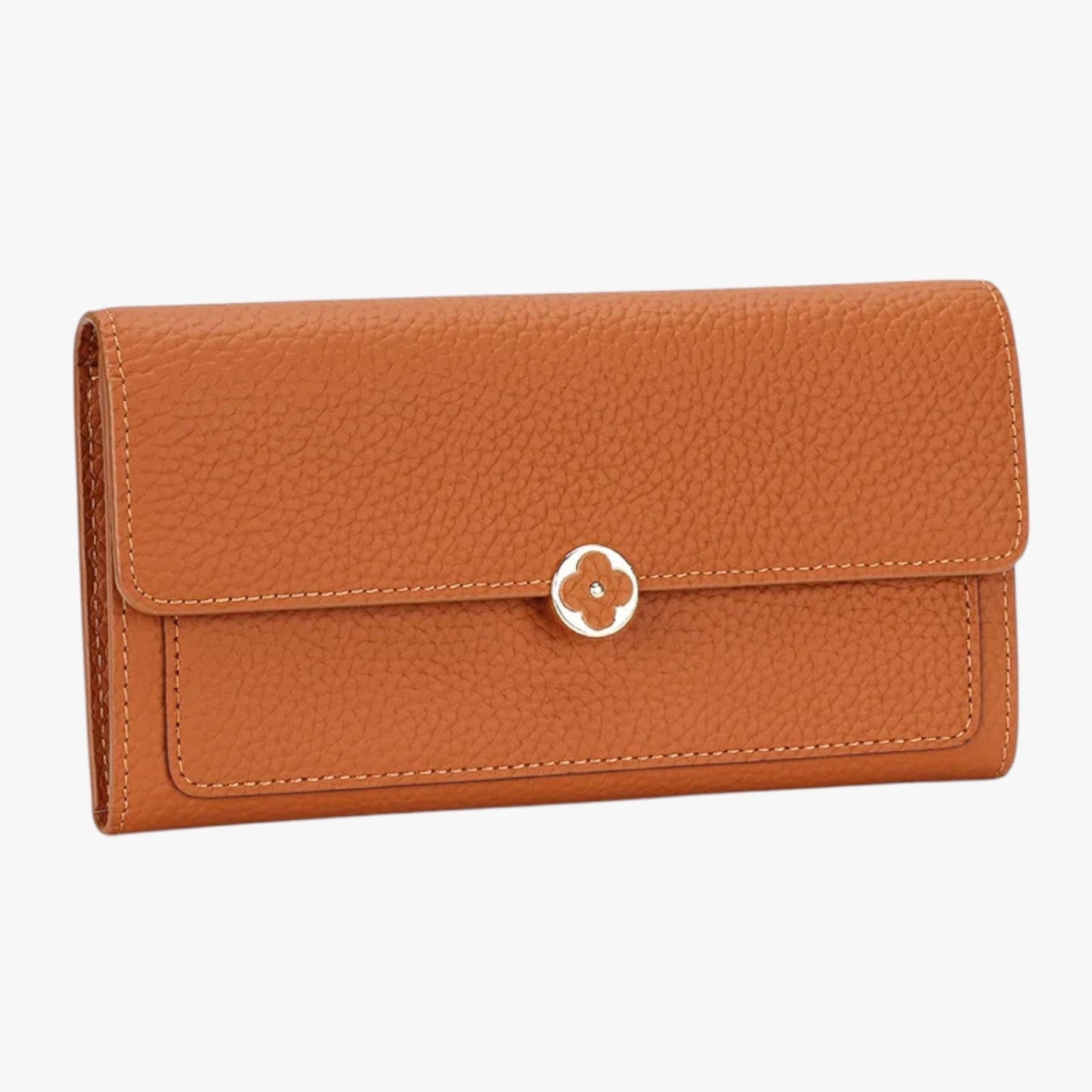 Elegant Leather Shoulder Handbag Womens Organizer Tote Bag