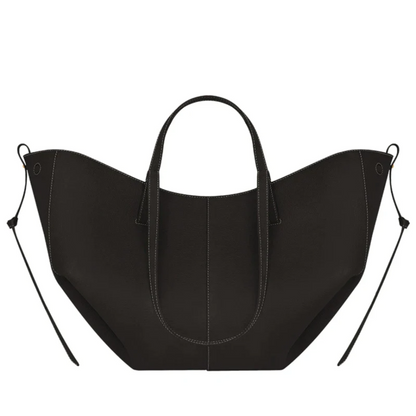 Elegant Leather Tote Bag Large Capacity Everyday Handbag