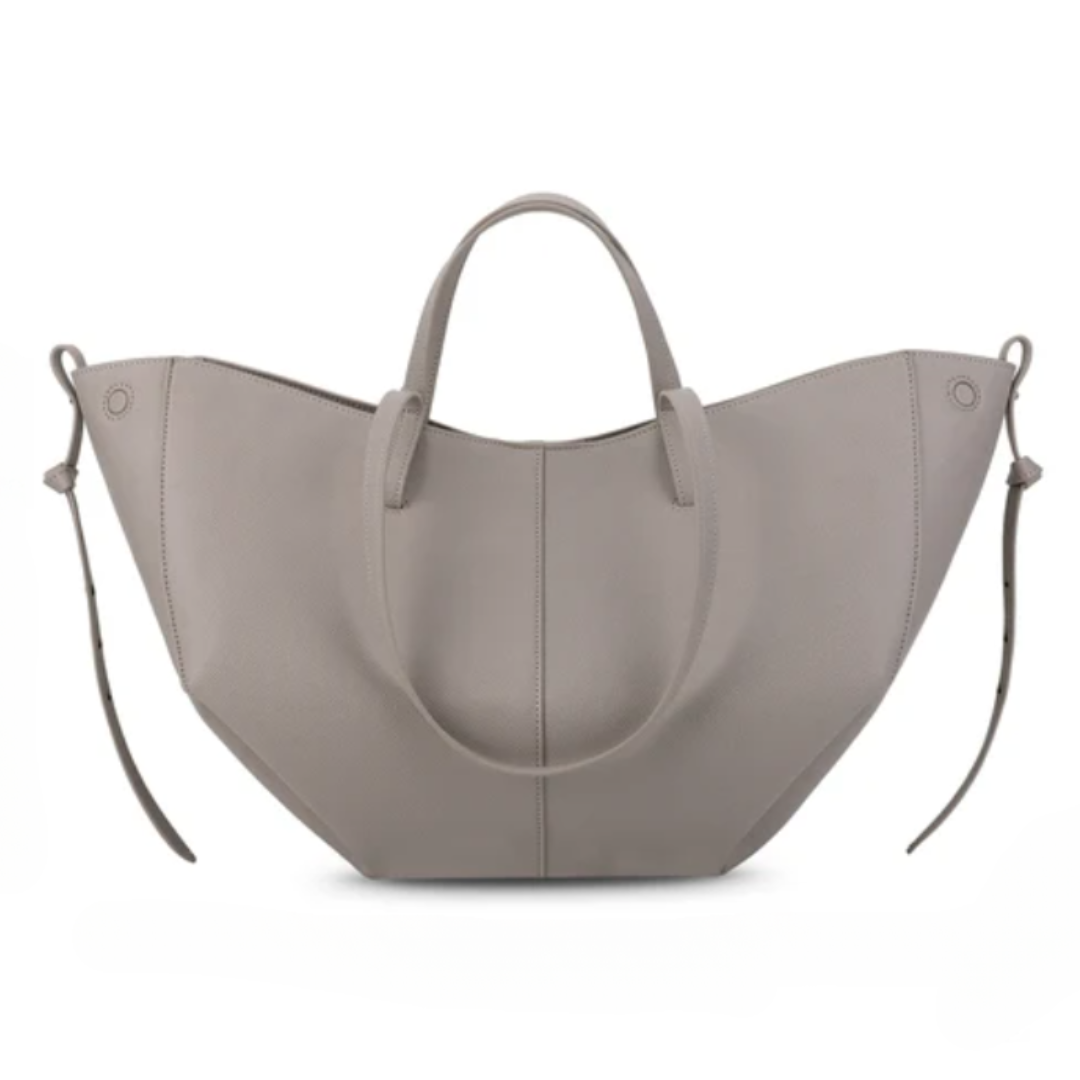 Elegant Leather Tote Bag Large Capacity Everyday Handbag