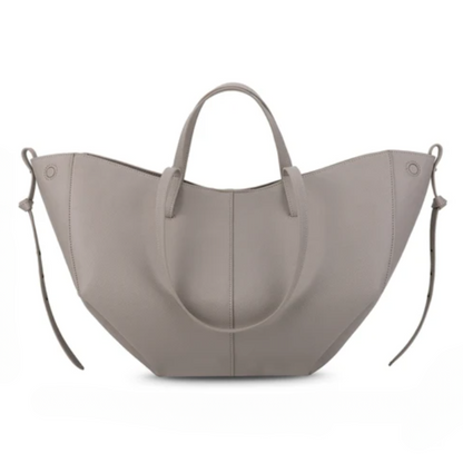 Elegant Leather Tote Bag Large Capacity Everyday Handbag