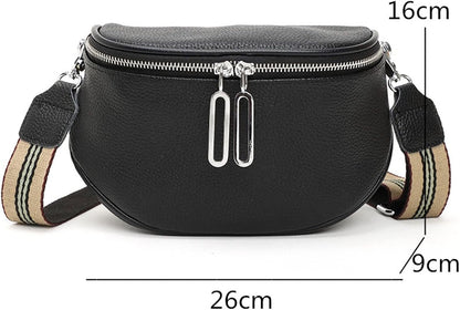 Elegant PU Leather Shoulder Bag for Women Compact Crossbody