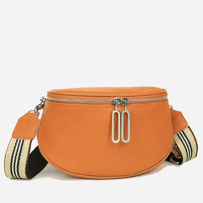 Elegant PU Leather Shoulder Bag for Women Compact Crossbody