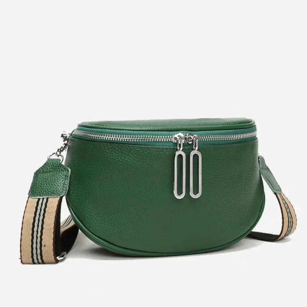 Elegant PU Leather Shoulder Bag for Women Compact Crossbody