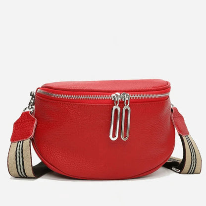 Elegant PU Leather Shoulder Bag for Women Compact Crossbody
