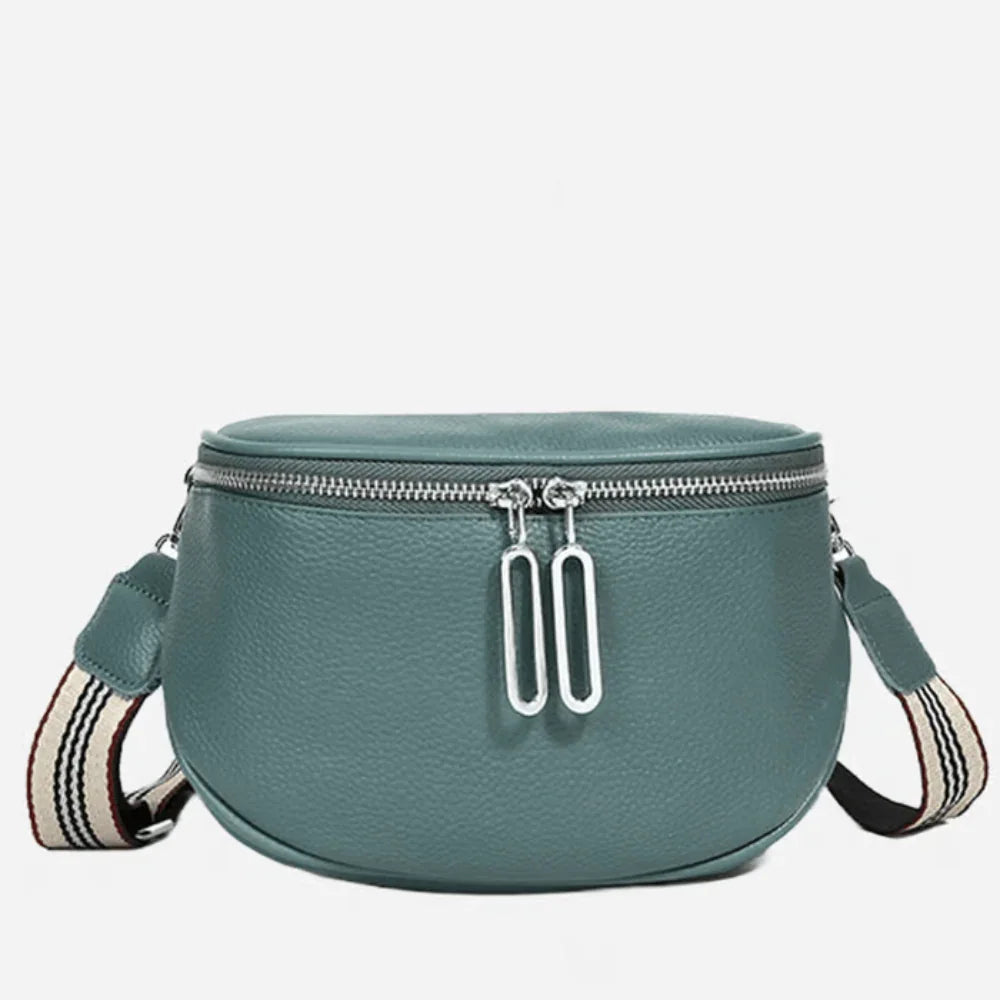 Elegant PU Leather Shoulder Bag for Women Compact Crossbody