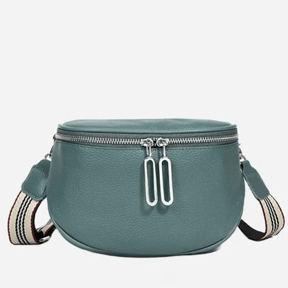 Elegant PU Leather Shoulder Bag for Women Compact Crossbody