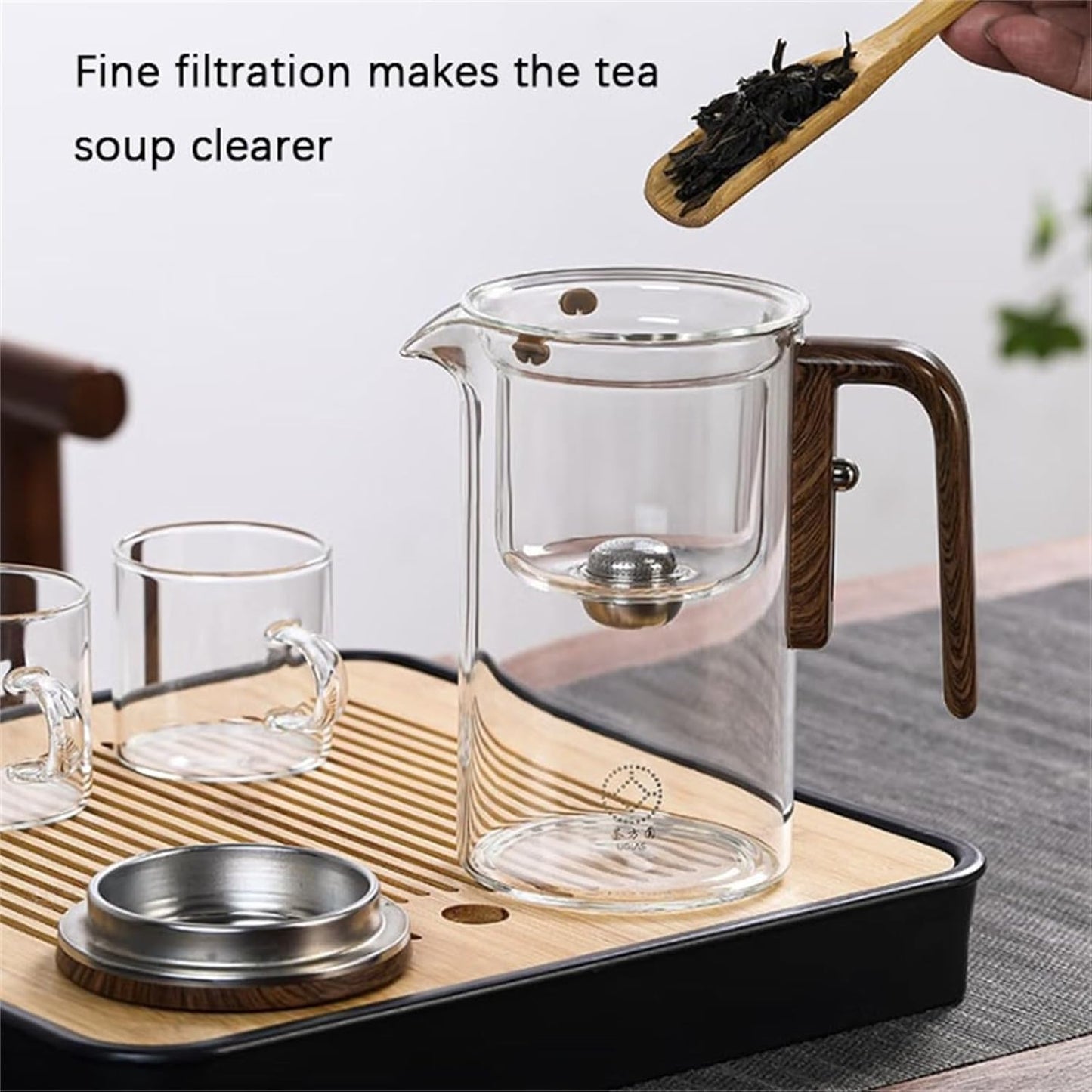 Elegant Porcelain Teapot Modern Tea Serving Pot