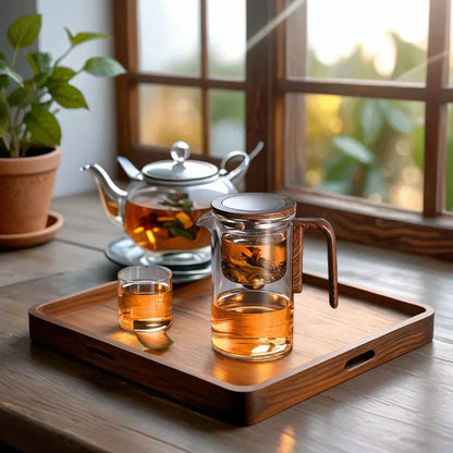 Elegant Porcelain Teapot Modern Tea Serving Pot