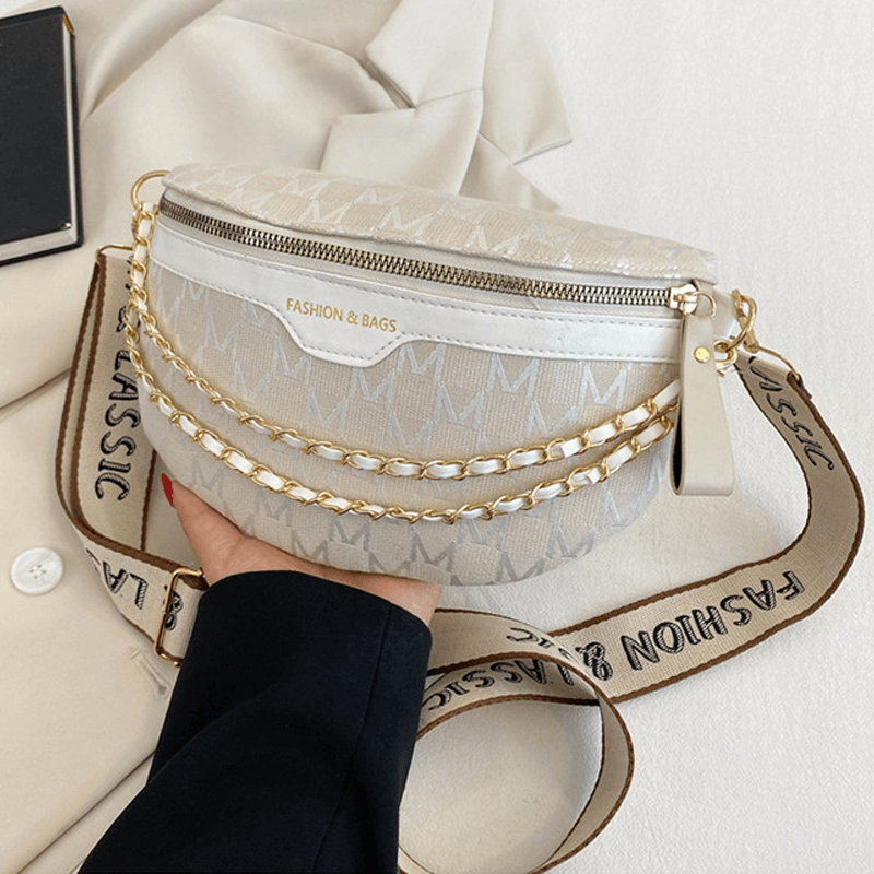 Elegant Waist Bag Women Stylish Crossbody Belt Bag