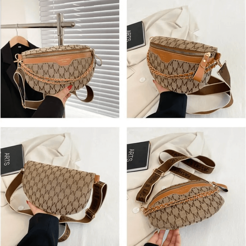 Elegant Waist Bag Women Stylish Crossbody Belt Bag