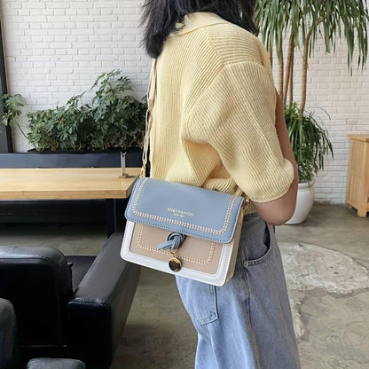 Elegant Womens Crossbody Handbag Buckle Closure Shoulder Purse