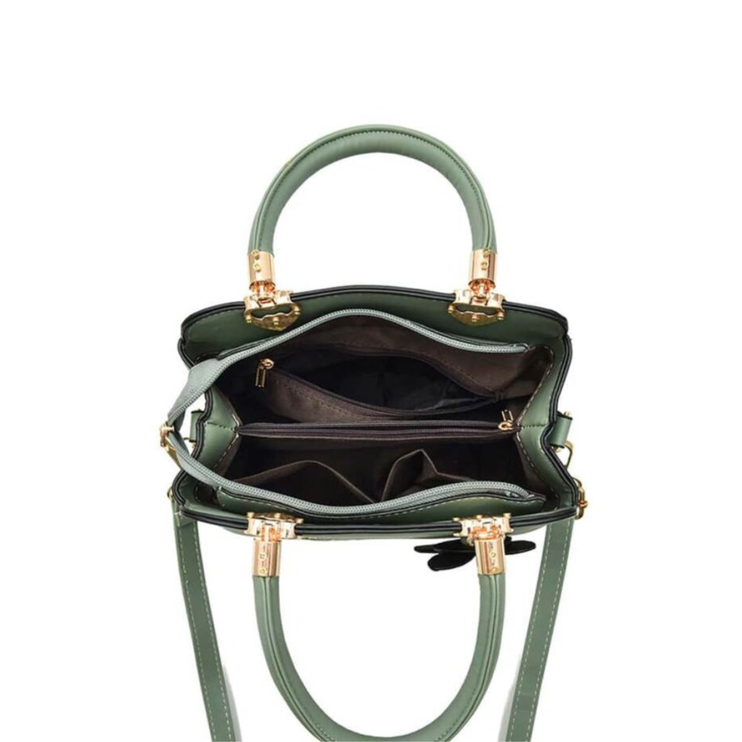 Embroidered Crossbody Bag Elegant Shoulder Handbag for Everyday Style