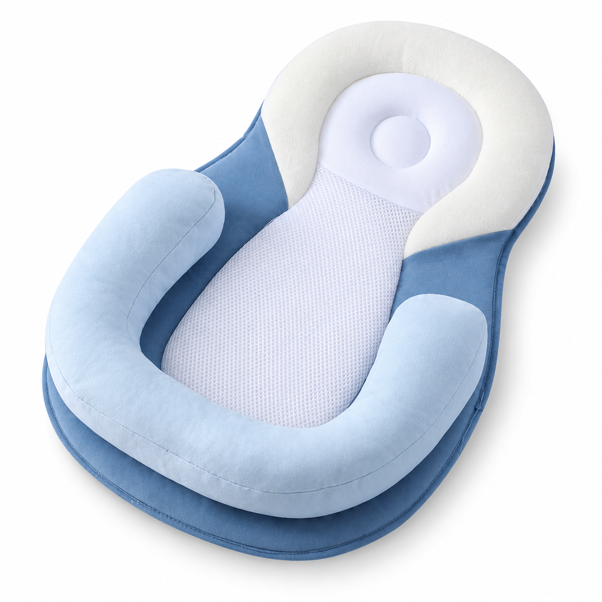 Ergonomische babyligstoel voor rust onder toezicht en ondersteuning bij buiktijd