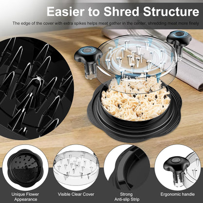 Ergonomic Chicken Shredder Tool for Fast Meat Shredding and Meal Prep