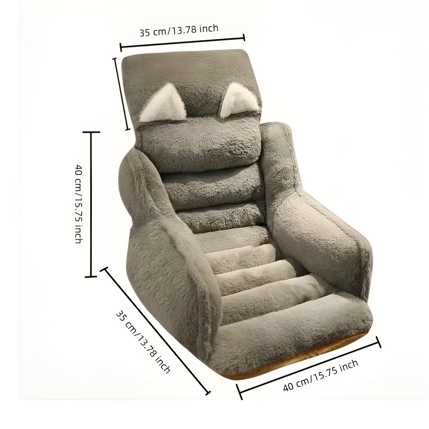 Ergonomic Lumbar Support Cushion Back Hip Relief Pillow