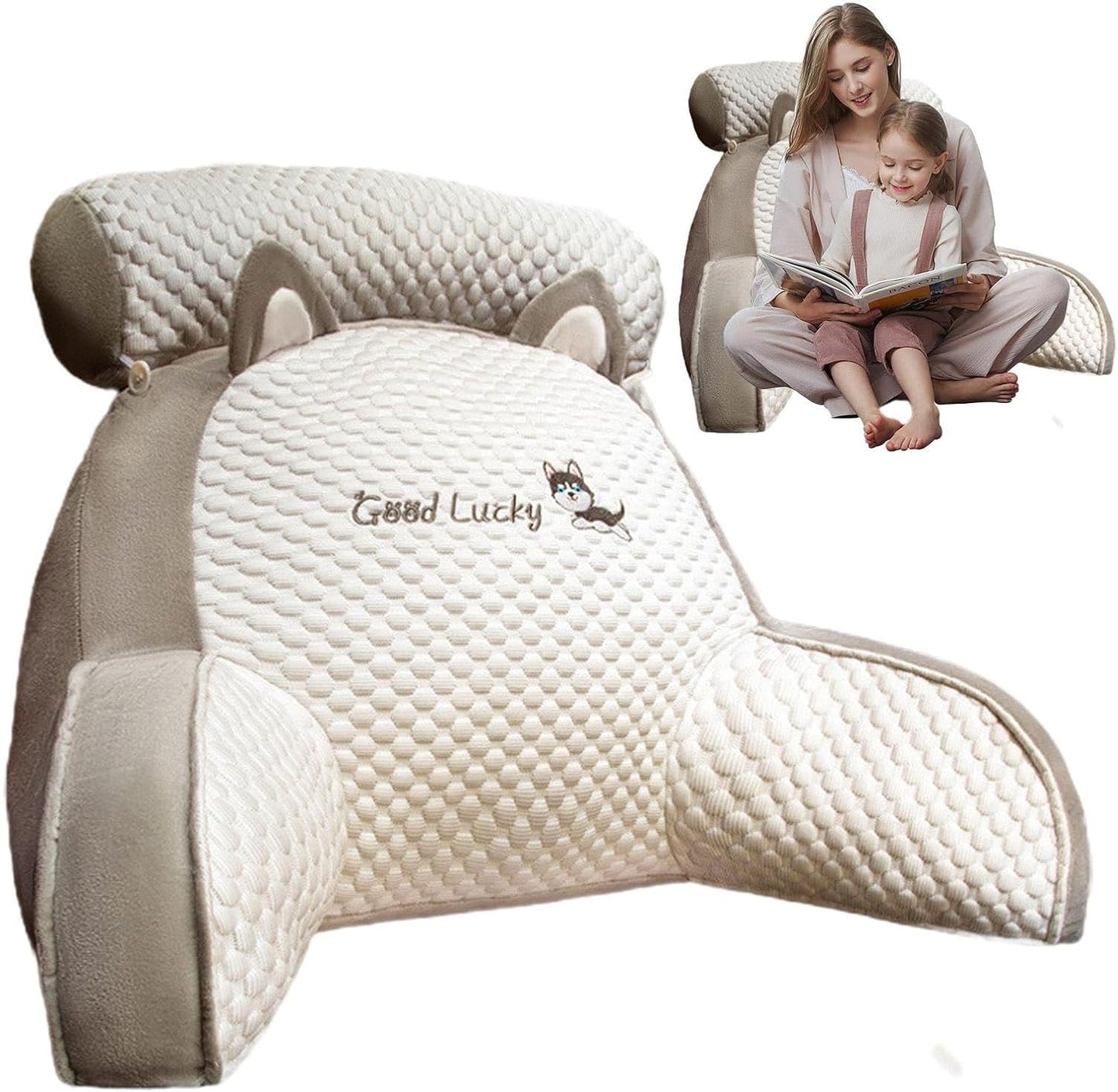 Ergonomic Lumbar Support Cushion Memory Foam Chair Pillow