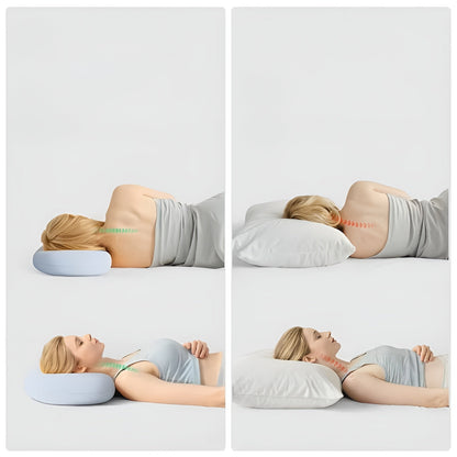 Ergonomic Neck Support Pillow Memory Foam Sleeping Cushion
