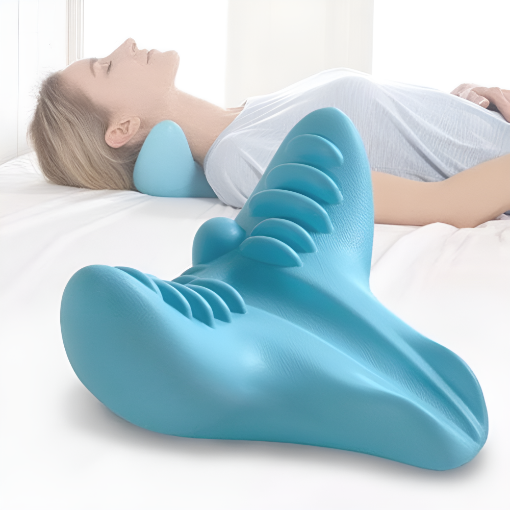 Ergonomic Neck Support Pillow for Relaxation and Stretching