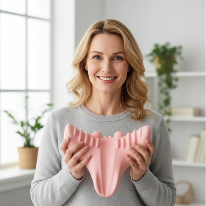 Ergonomic Neck Support Pillow for Relaxation and Stretching