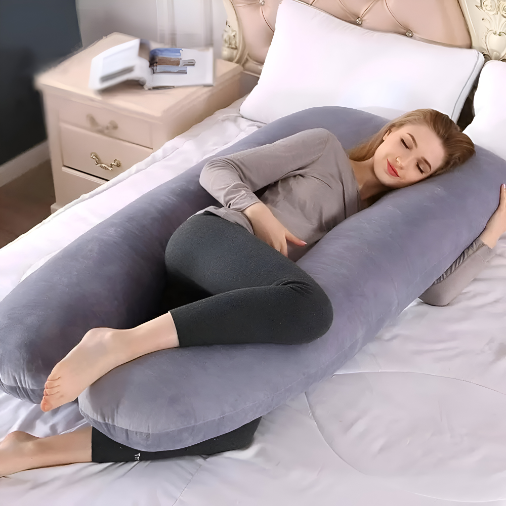 Ergonomic Pregnancy Pillow Full Body Support Cushion