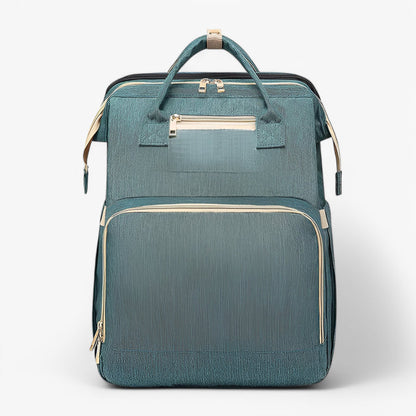 Expandable Baby Diaper Bag Travel Cot Backpack