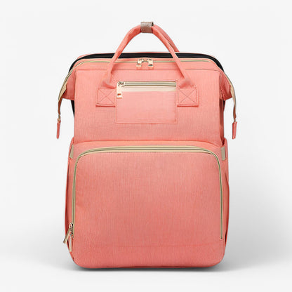 Expandable Baby Diaper Bag Travel Cot Backpack
