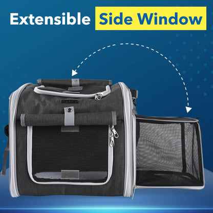 Expandable Pet Bike Basket Small Dog Cat Carrier Bicycle Front Bag