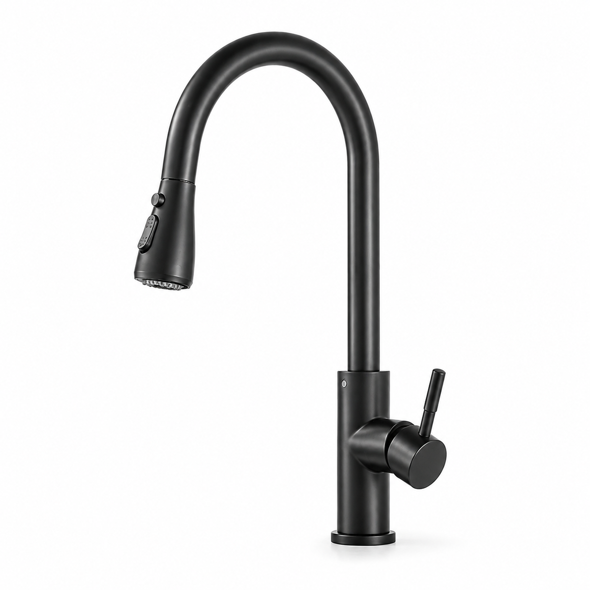 Extendable Kitchen Faucet with Pull-Down Spray, Flexible Swivel and Single-Handle Control