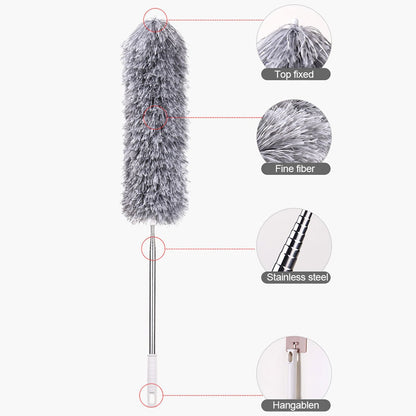 Extendable Microfiber Ceiling Fan Duster with Telescopic Pole