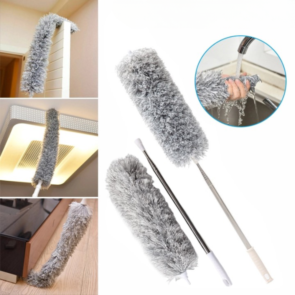Extendable Microfiber Ceiling Fan Duster with Telescopic Pole