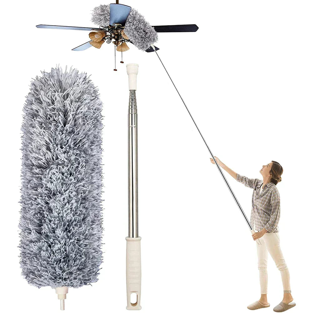 Extendable Microfiber Duster Flexible Cleaning Brush
