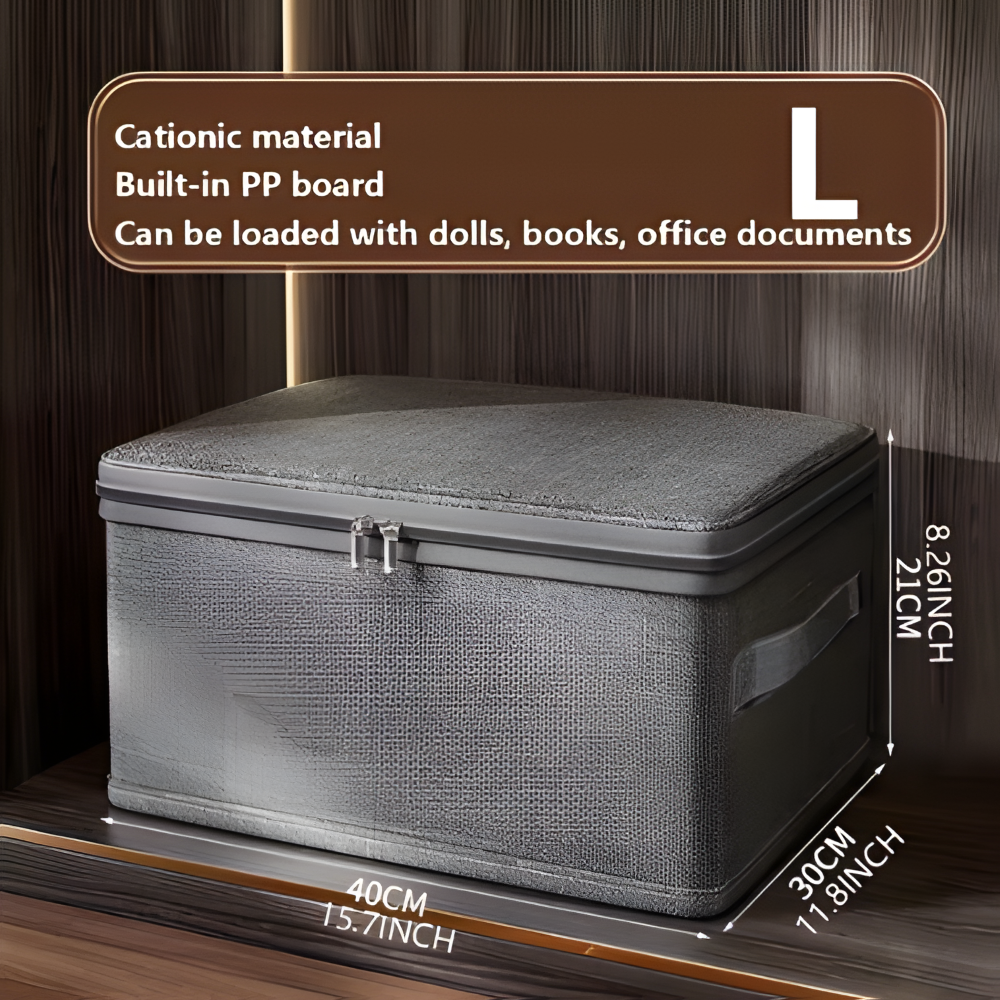 Fabric Storage Box Closet Organizer Foldable Storage Bin