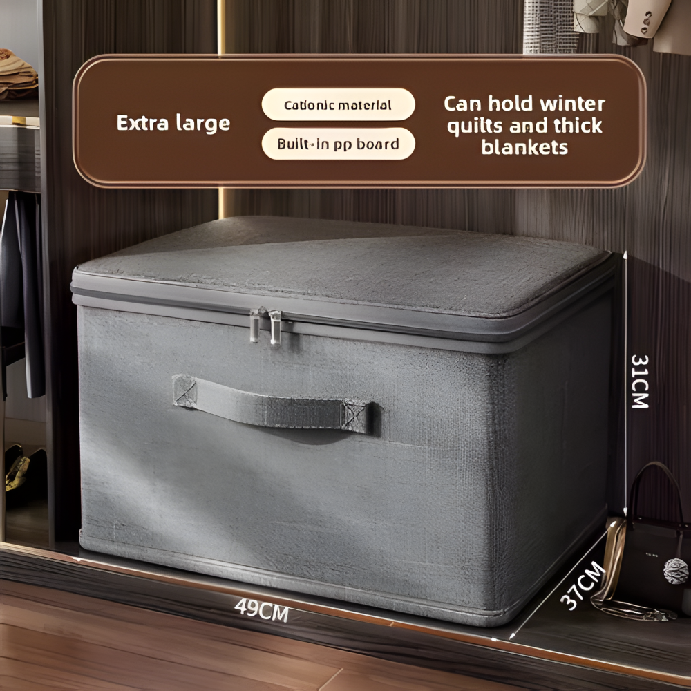 Fabric Storage Box Closet Organizer Foldable Storage Bin