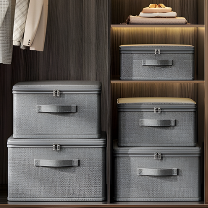 Fabric Storage Box Closet Organizer Foldable Storage Bin