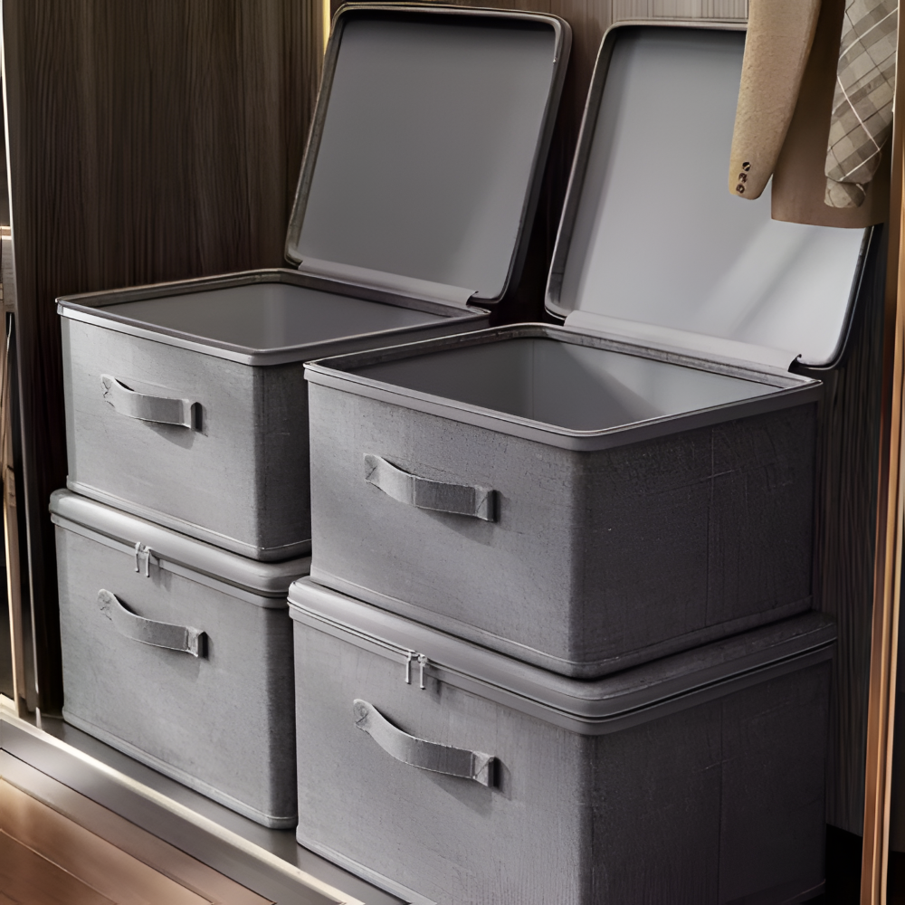 Fabric Storage Box Closet Organizer Foldable Storage Bin