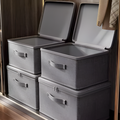 Fabric Storage Box Closet Organizer Foldable Storage Bin