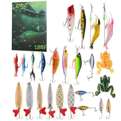 Fishing Advent Calendar Lure Gift Box Angler Surprise Set