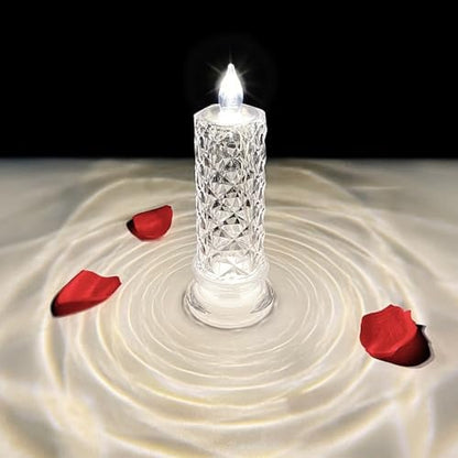 Flameless LED Candles Rose Light Decorative Mood Lighting