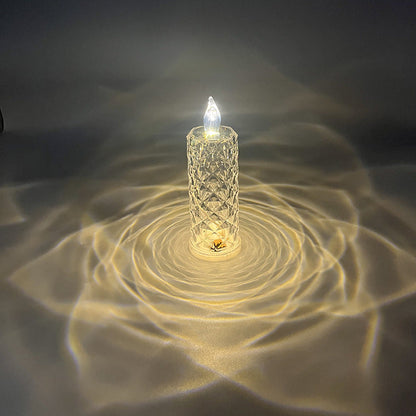 Flameless LED Candles Rose Light Decorative Mood Lighting