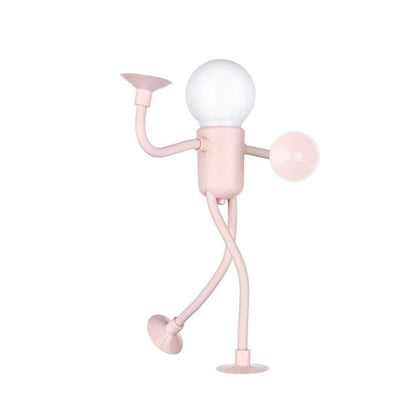 Flexible LED Night Light Adjustable Figure Lamp Kids Bedroom Decorative Lighting
