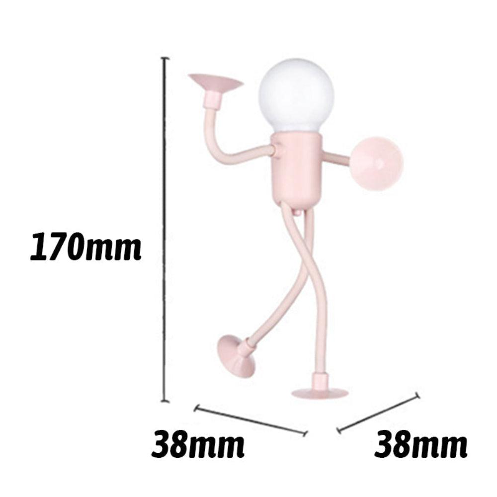 Flexible LED Night Light Adjustable Figure Lamp Kids Bedroom Decorative Lighting