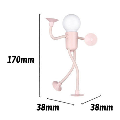 Flexible LED Night Light Adjustable Figure Lamp Kids Bedroom Decorative Lighting
