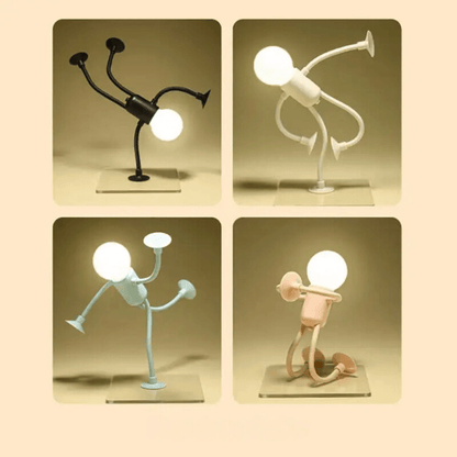 Flexible LED Night Light Adjustable Figure Lamp Kids Bedroom Decorative Lighting