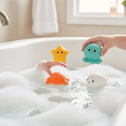 Drijvend badspeelgoed met lichtjes interactieve waterspeelset voor kinderen