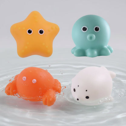 Drijvend badspeelgoed met lichtjes interactieve waterspeelset voor kinderen