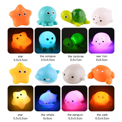 Drijvend badspeelgoed met lichtjes interactieve waterspeelset voor kinderen