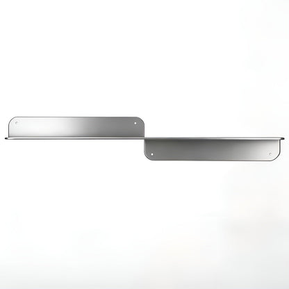 Floating Wall Shelf Minimalist Stainless Steel Storage Rack
